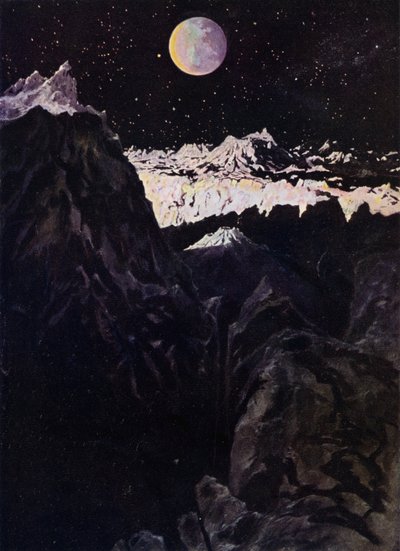 月の風景 作： Henry Charles Seppings Wright